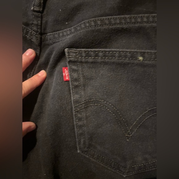 Levi’s *american vintage redone* studded black shorts size 27 - Picture 5 of 5